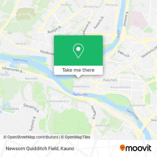 Newsom Quidditch Field map