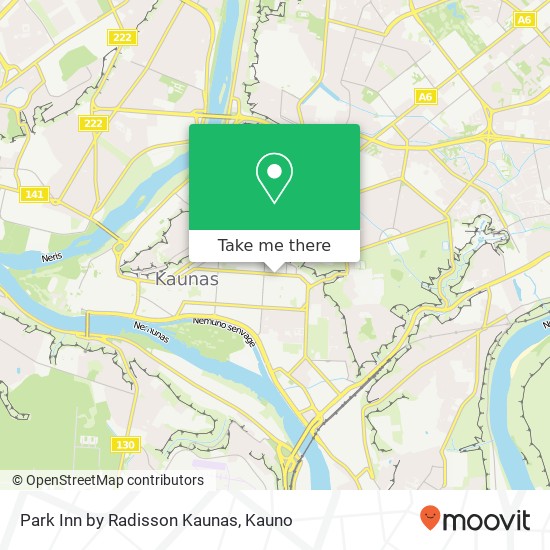 Park Inn by Radisson Kaunas map