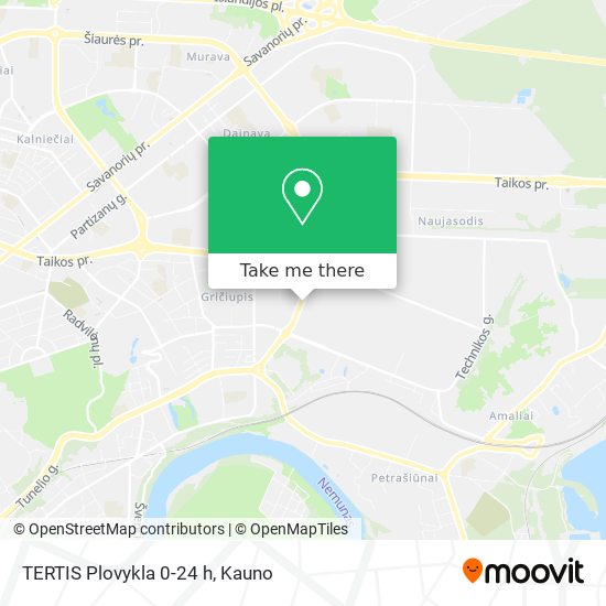 TERTIS Plovykla 0-24 h map