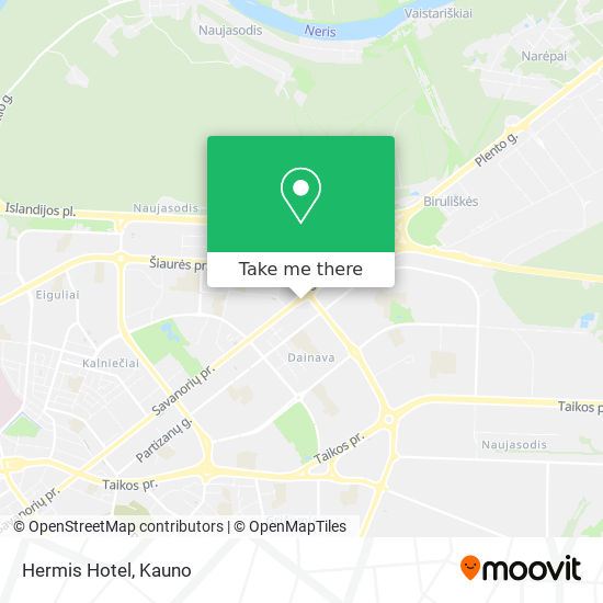 Hermis Hotel map