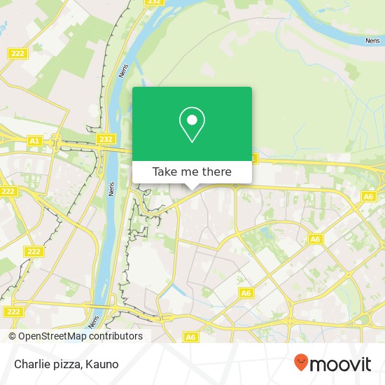 Charlie pizza map