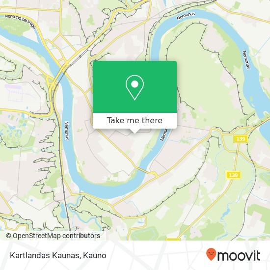 Kartlandas Kaunas map