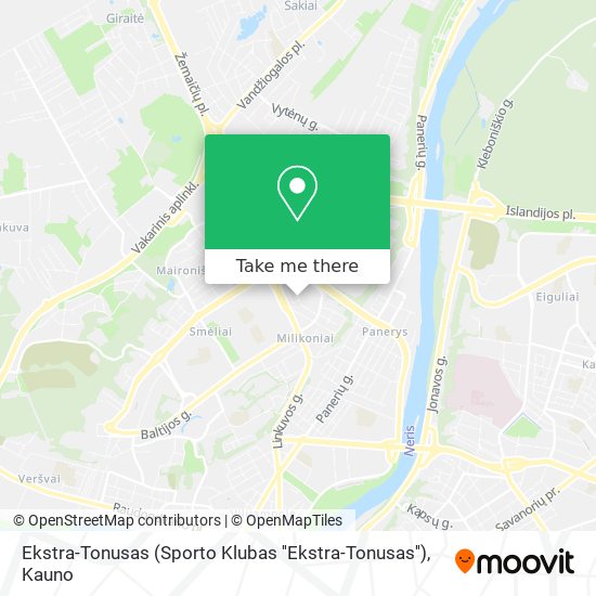 Карта Ekstra-Tonusas (Sporto Klubas ''Ekstra-Tonusas'')