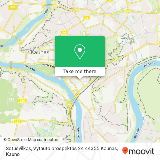 Карта Sotusvilkas, Vytauto prospektas 24 44355 Kaunas