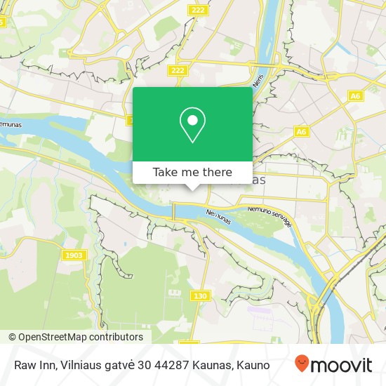 Raw Inn, Vilniaus gatvė 30 44287 Kaunas map