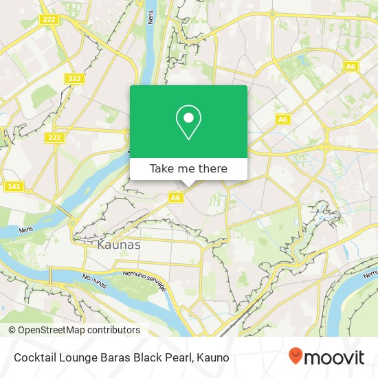 Cocktail Lounge Baras Black Pearl map