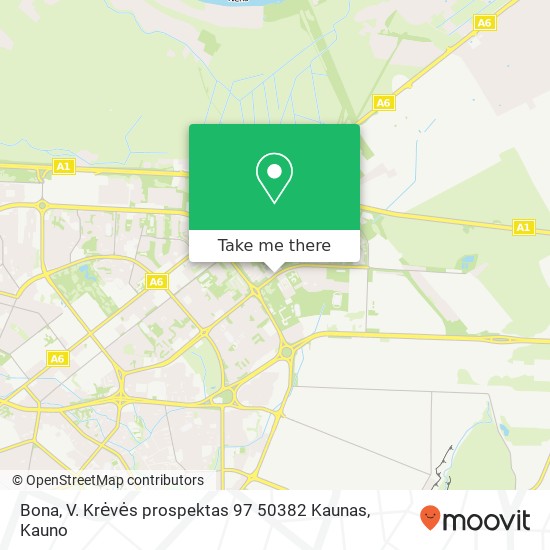Bona, V. Krėvės prospektas 97 50382 Kaunas map
