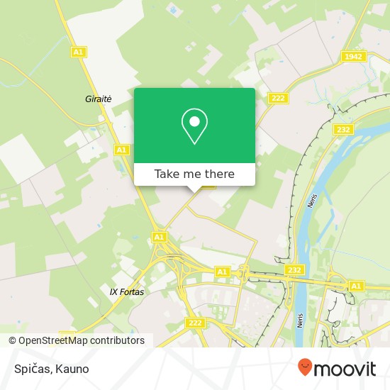 Spičas, Vandžiogalos plentas 54 47459 Kaunas map