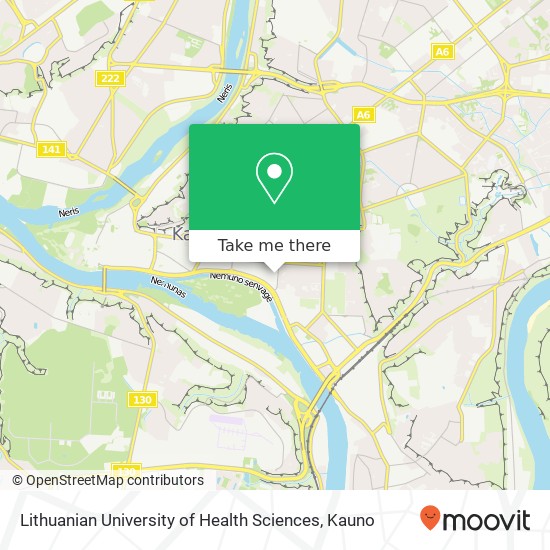 Lithuanian University of Health Sciences map