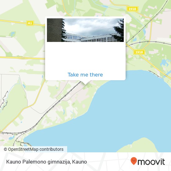 Kauno Palemono gimnazija map