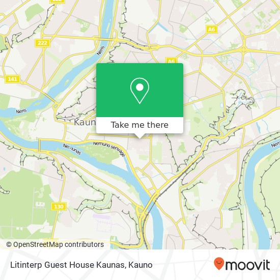 Litinterp Guest House Kaunas map