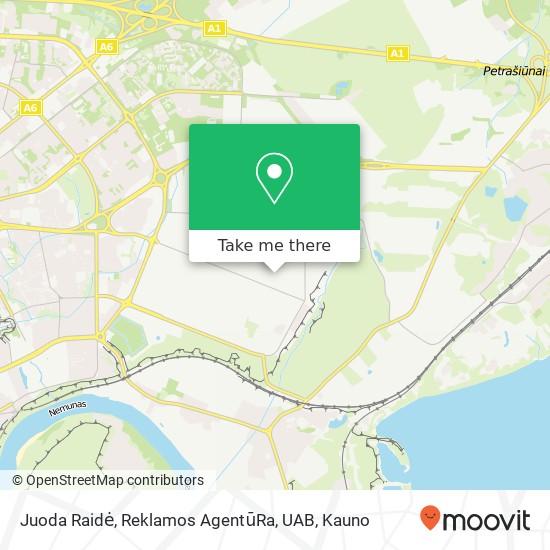 Juoda Raidė, Reklamos AgentūRa, UAB map