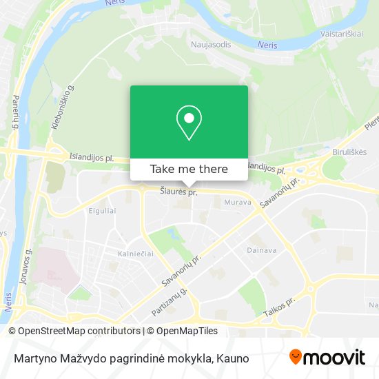 Martyno Mažvydo pagrindinė mokykla map