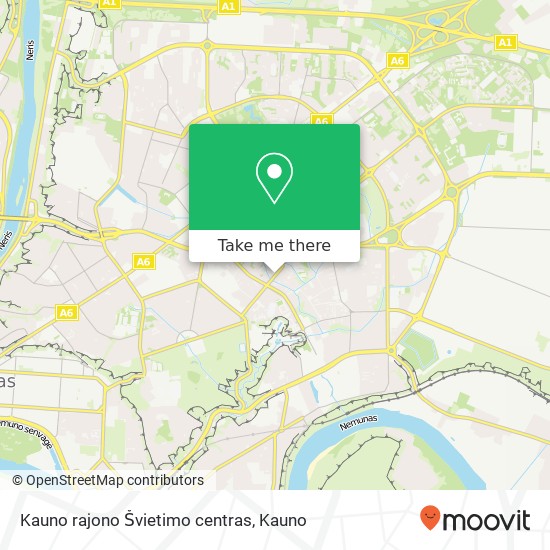 Kauno rajono Švietimo centras map