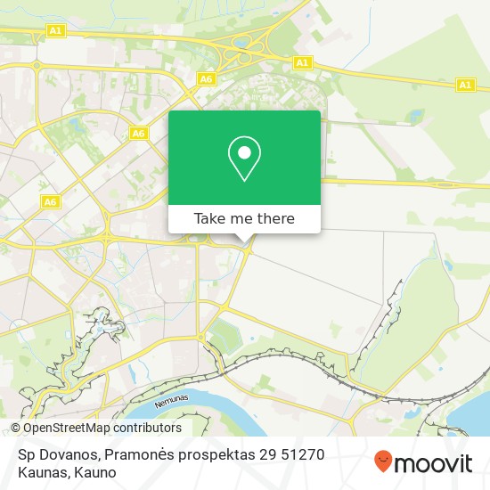 Sp Dovanos, Pramonės prospektas 29 51270 Kaunas map