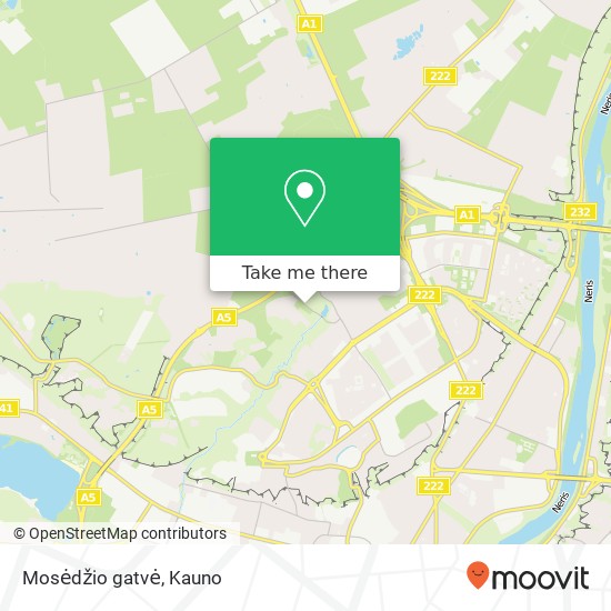 Mosėdžio gatvė map