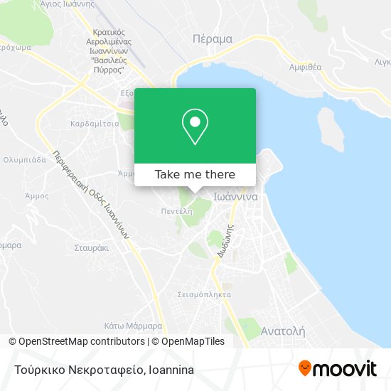 Τούρκικο Νεκροταφείο map