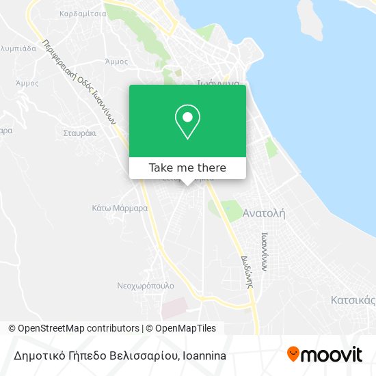 Δημοτικό Γήπεδο Βελισσαρίου map