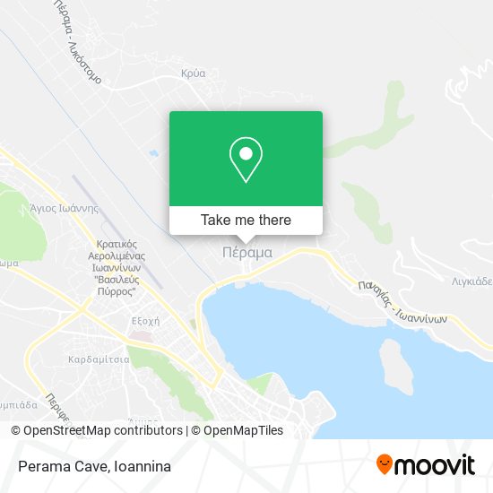 Perama Cave map