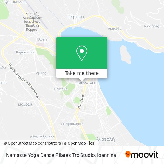 Namaste Yoga Dance Pilates Trx Studio map