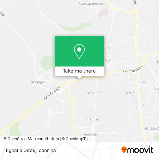 Egnatia Odos map