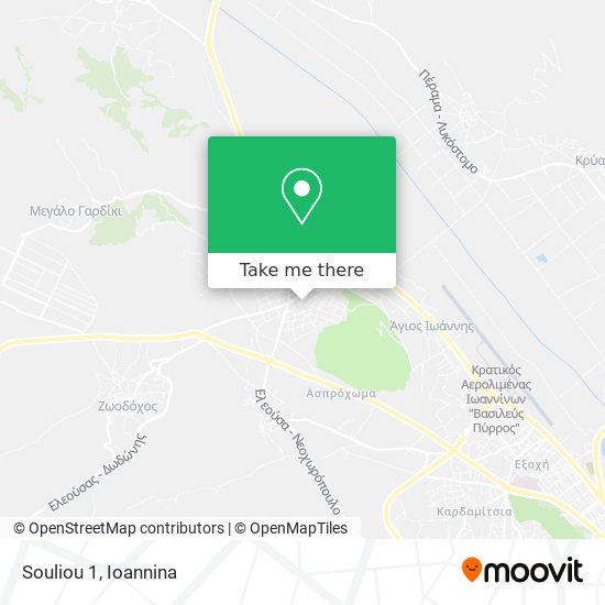 Souliou 1 map