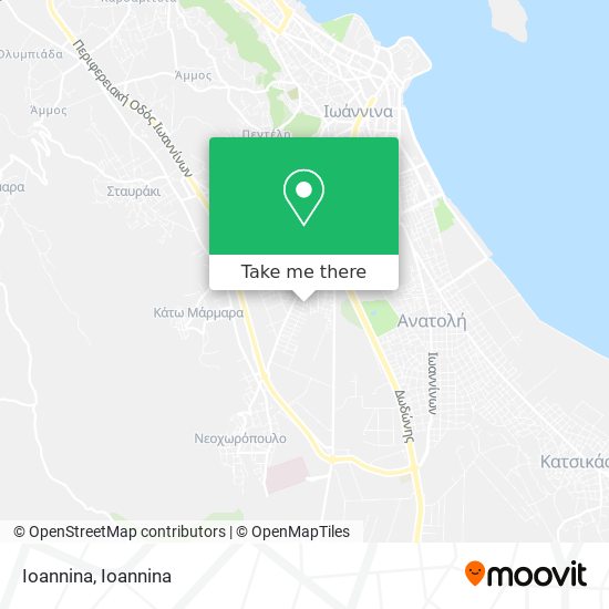 Ioannina map