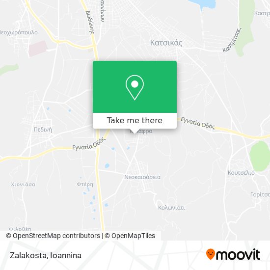 Zalakosta map