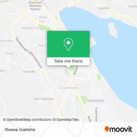 Янина map