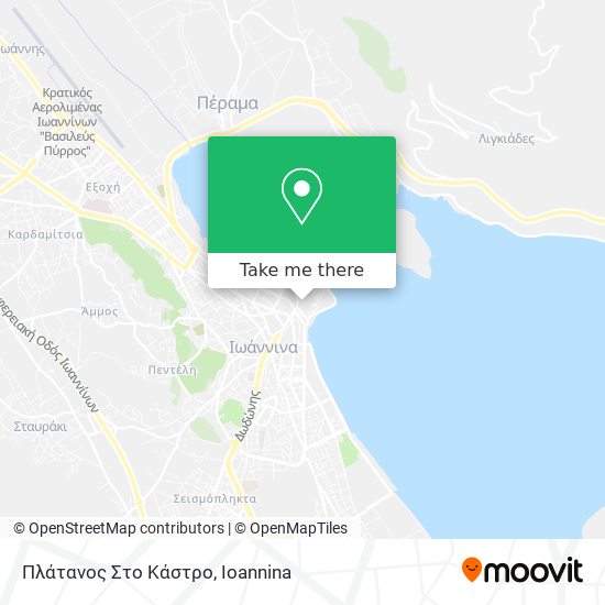 Πλάτανος Στο Κάστρο map
