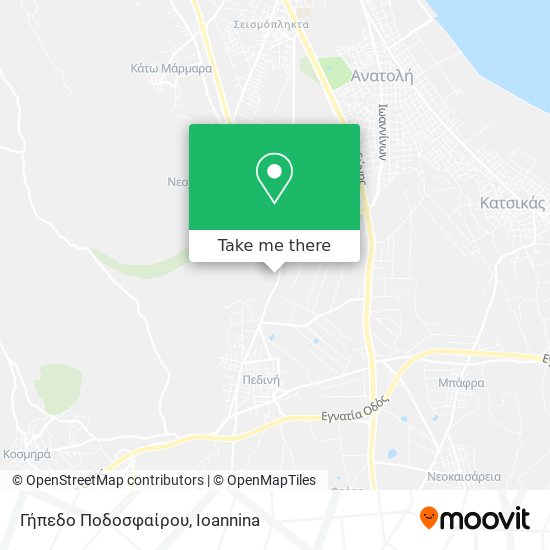 Γήπεδο Ποδοσφαίρου map