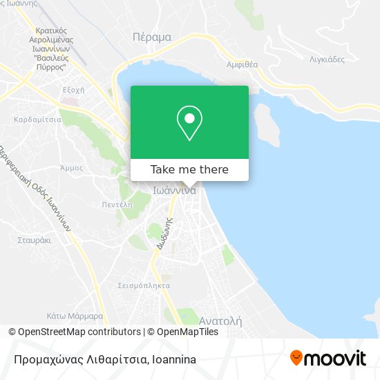 Προμαχώνας Λιθαρίτσια map