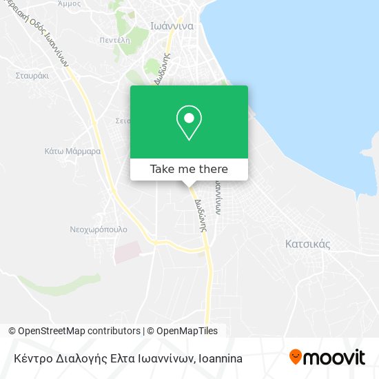 Κέντρο Διαλογής Ελτα Ιωαννίνων map