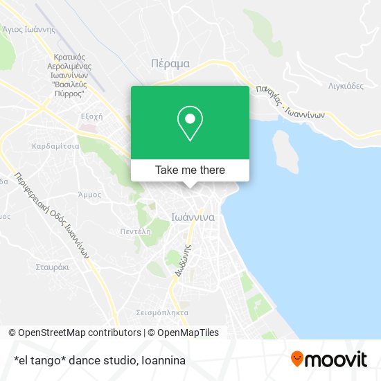 *el tango* dance studio map