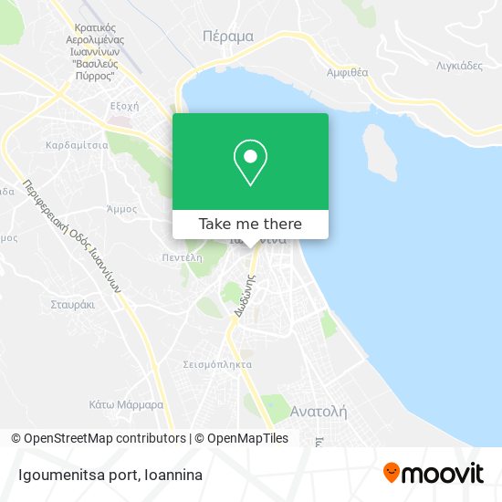 Igoumenitsa port map