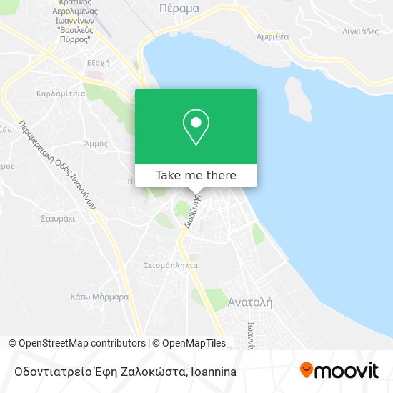 Οδοντιατρείο Έφη Ζαλοκώστα map