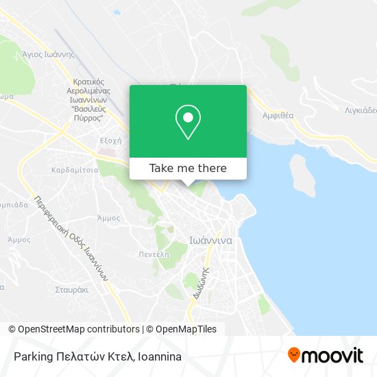 Parking Πελατών Κτελ map