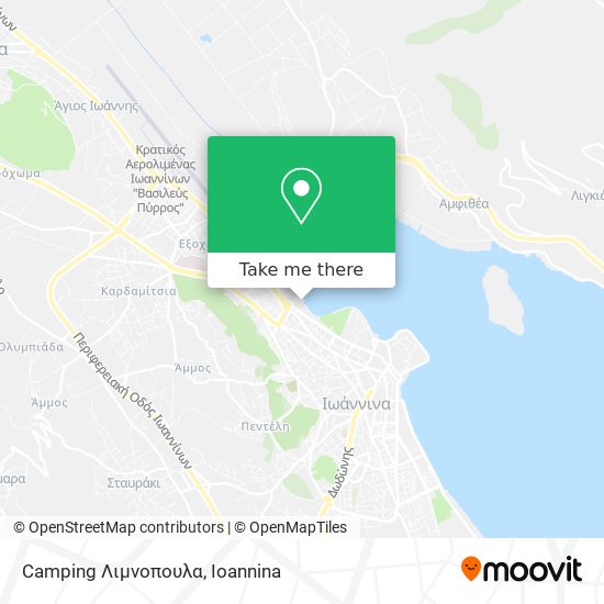 Camping Λιμνοπουλα map