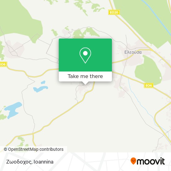 Ζωοδοχος map
