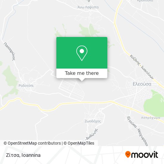Ζίτσα map