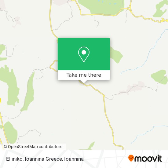 Elliniko, Ioannina Greece map