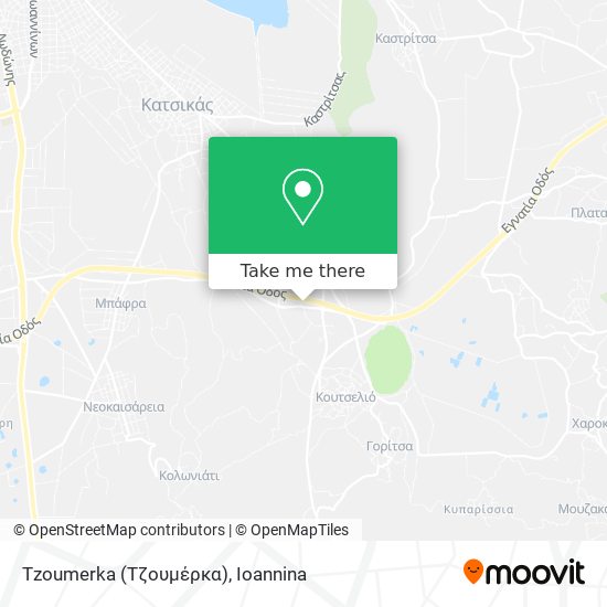 Tzoumerka (Τζουμέρκα) map