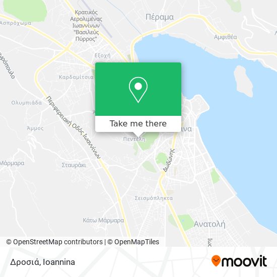 Δροσιά map