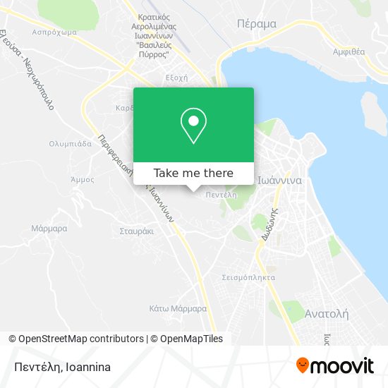 Πεντέλη map