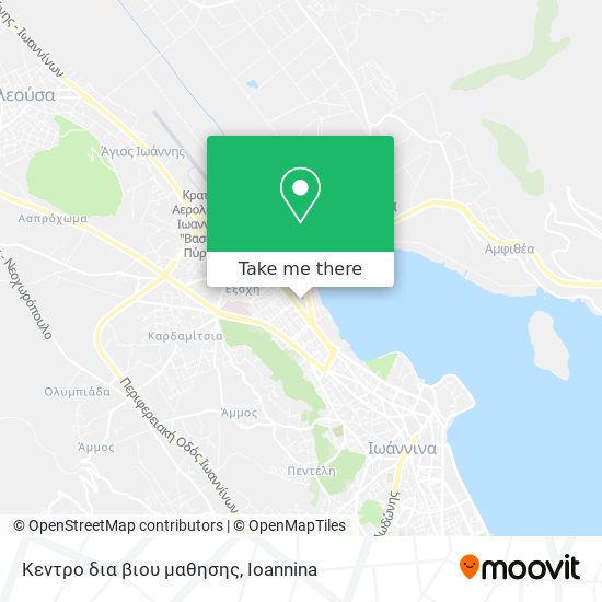 Κεντρο δια βιου μαθησης map