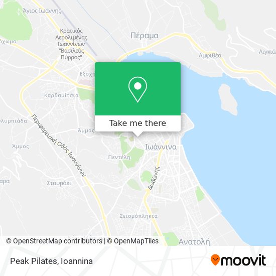 Peak Pilates map