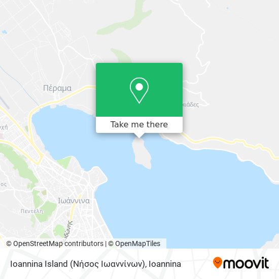 Ioannina Island (Νήσος Ιωαννίνων) map