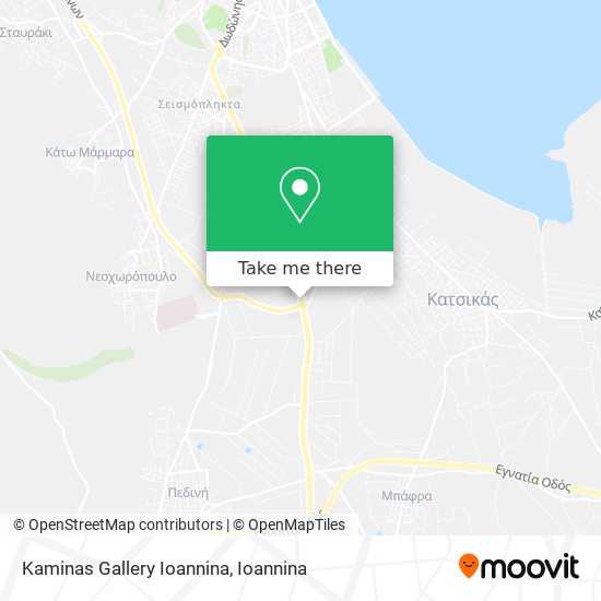 Kaminas Gallery Ioannina map