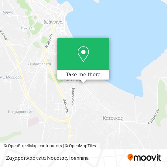 Ζαχαροπλαστεία Νούσιας map