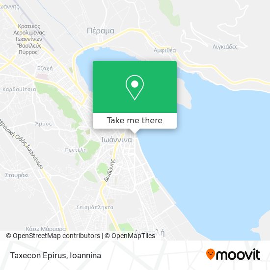 Taxecon Epirus map